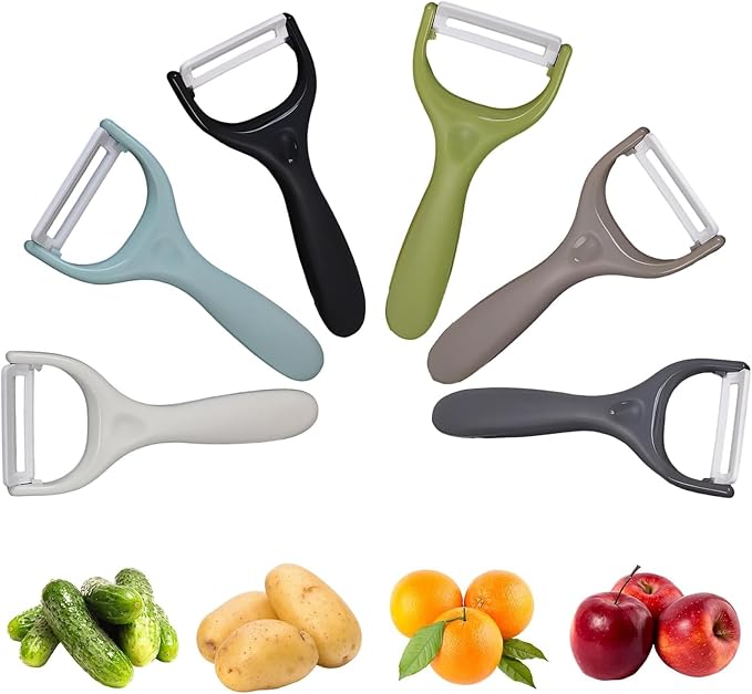 Trez Treamer 6-Pack Vegetable Peelers by TrezTreamer