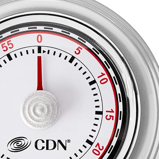 CDN Compact 60 Min Mechanical Timer-Silver - Image 3