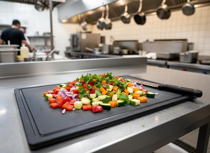 Thirteen Chefs Black Cutting Board - Image 6
