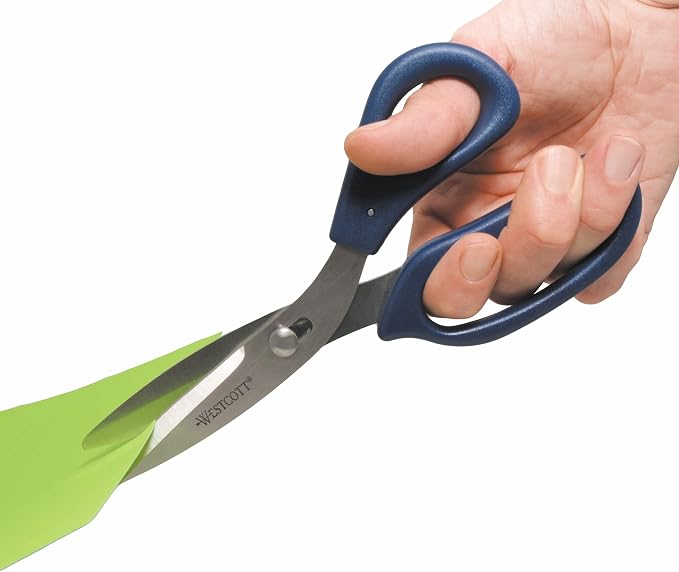Westcott 8" Power Pivot Stainless Steel Hard Handle High-Leverage Crafting and - Image 10