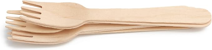 Perfect Stix Green Fork 158-250ct Disposable Wooden Forks, Plain Forks - Image 12