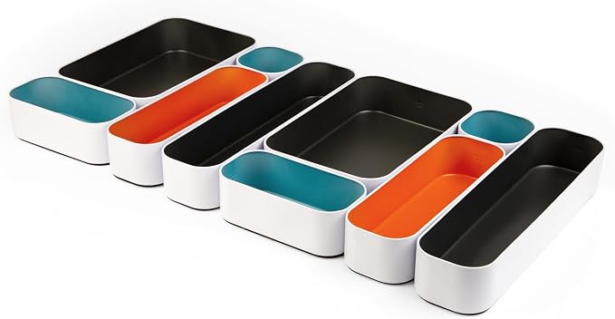 Three by Three Seattle 10 Piece Metal Organizer Tray Set by ThreebyThreeSeattle