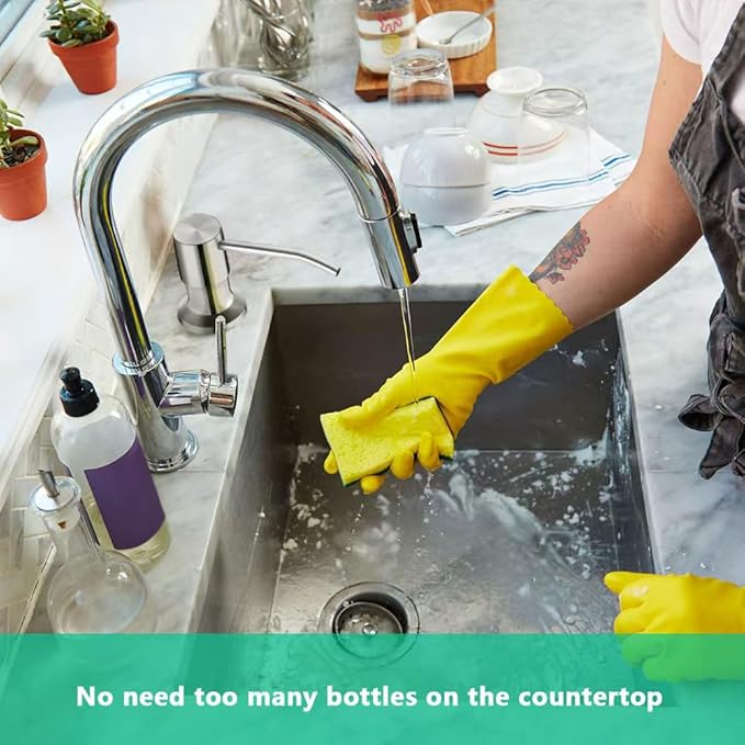 Soap Dispenser for Kitchen Sink, Built in Sink Soap Dispenser, Countertop Soap - Image 5