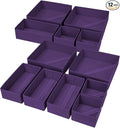 DIMJ Drawer Organizer Clothes, 12 Pack Dresser Organizer, Foldable Closet by DiMJ