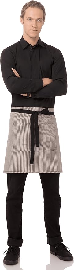 Chef Works Unisex Portland Half Bistro Apron - Image 2