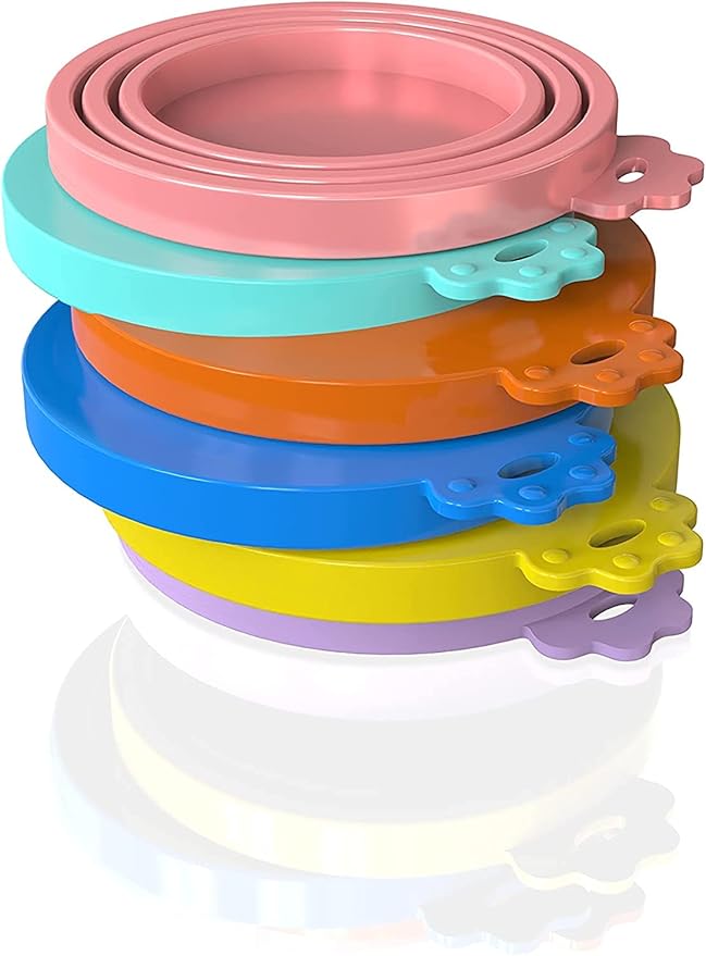 8 pack Silicone Pet Food Can Lids - Image 3