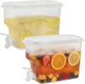 Jucoan 2 Pack 0.9 Gallon Fridge Beverage Drink Dispenser by Jucoan