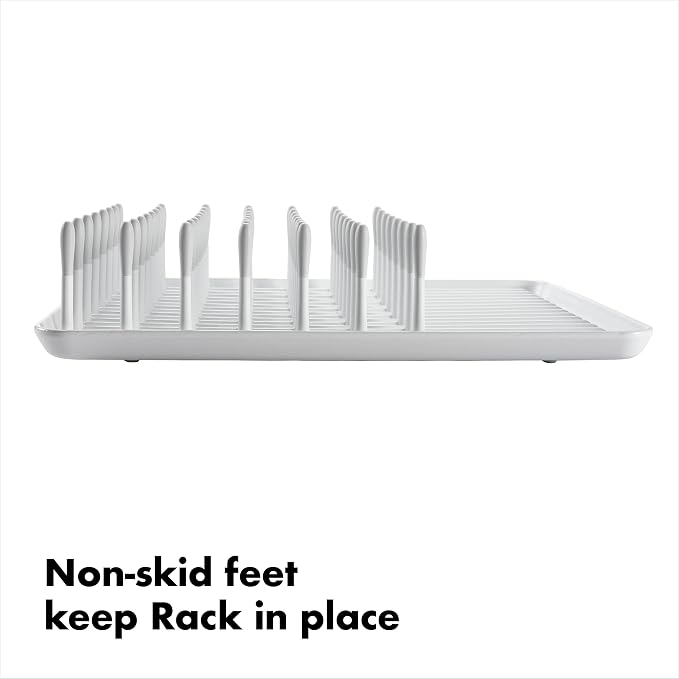 OXO Good Grips Compact Dish Rack Biscuit | - Image 6