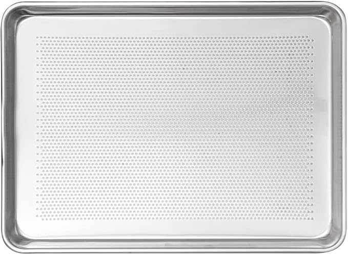 Restaurantware 1 Perforated Bakery Sheet Pan, 18 x 13 Inch Industrial Baking - Image 9