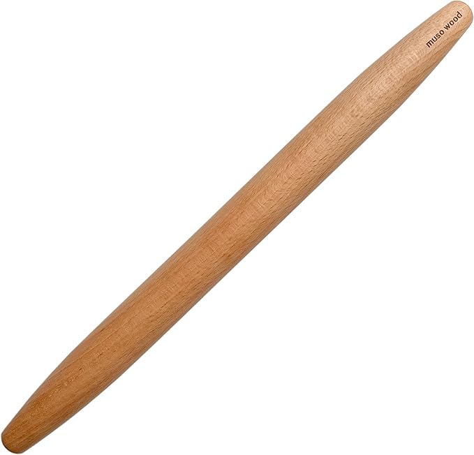 Muso Wood Wooden French Rolling Pin by Musowood