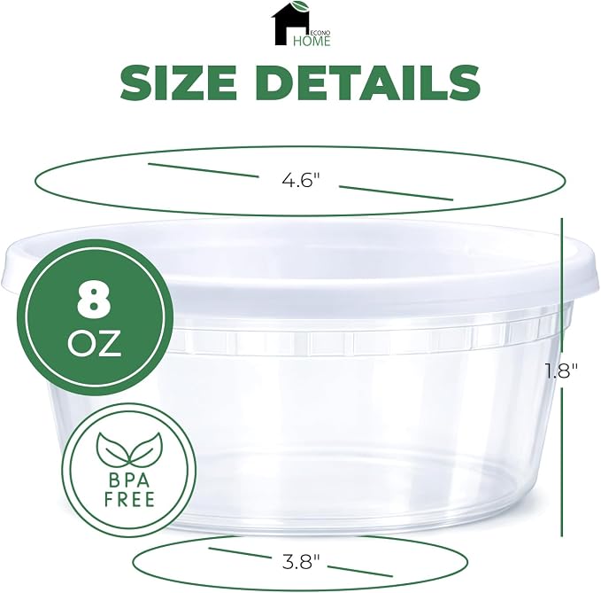 EconoHome Clear Deli Containers - Image 3