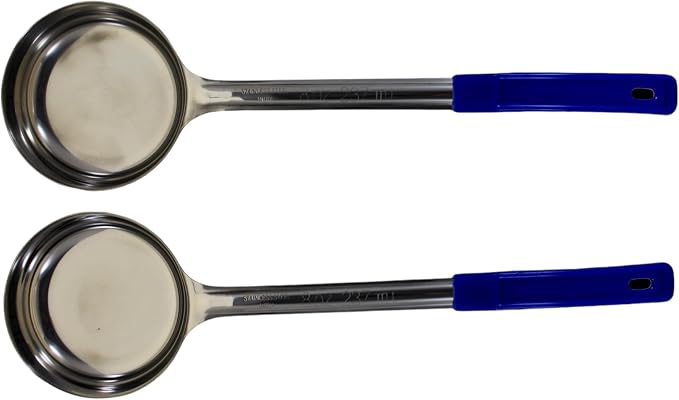 8 Ounce Solid Stainless Steel Portion Control Ladle Spoon by Habanerofire