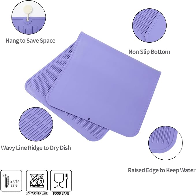 MicoYang Silicone Dish Drying Mat - Image 3