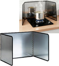 3 Sided Splatter Guard Stainless Steel Foldable Grease Splatter Screen