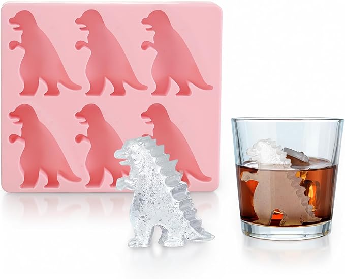 Monster Ice Mold, Dinosaur Ice Cube Tray, Homemade Flavored Frozen Large by JANLOVE