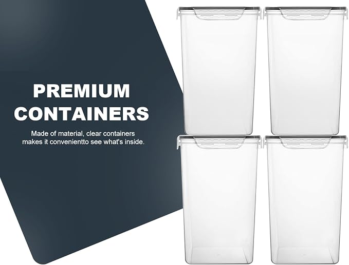 M MCIRCO Extra Large 7qt / 6.5L/220oz Tall Food Storage Containers, WIDE & DEEP - Image 4