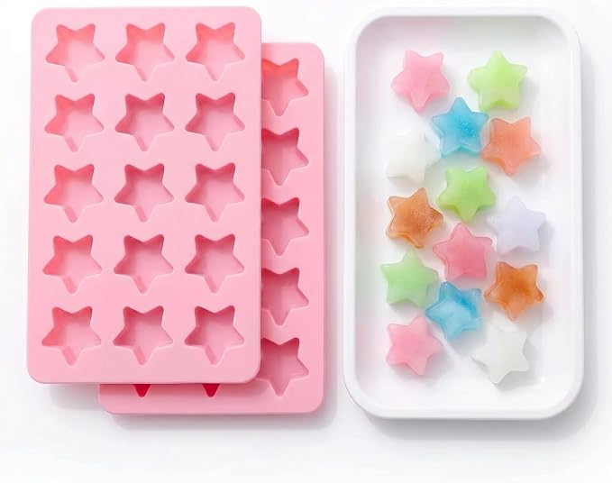 Cute Ice Cube Trays Silicone Chocolate Mold Wax Melt Molds Easy Release Ice by MayeBridge