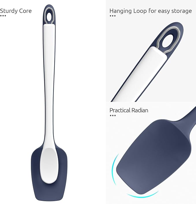 U-Taste Extra-Long 600ºF Heat Resistant Spatula Spoon: 14" Silicone Spoonula - Image 6