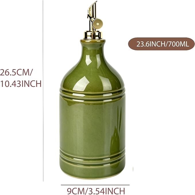 Ceramic Olive Oil Dispenser Bottle - Image 3
