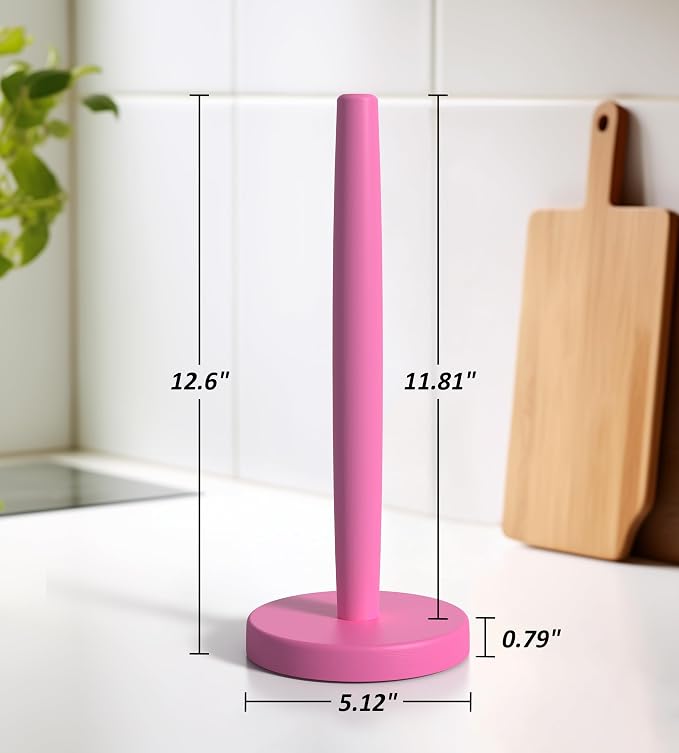 KitchLife Wooden Paper Towel Holder Countertop - Image 2