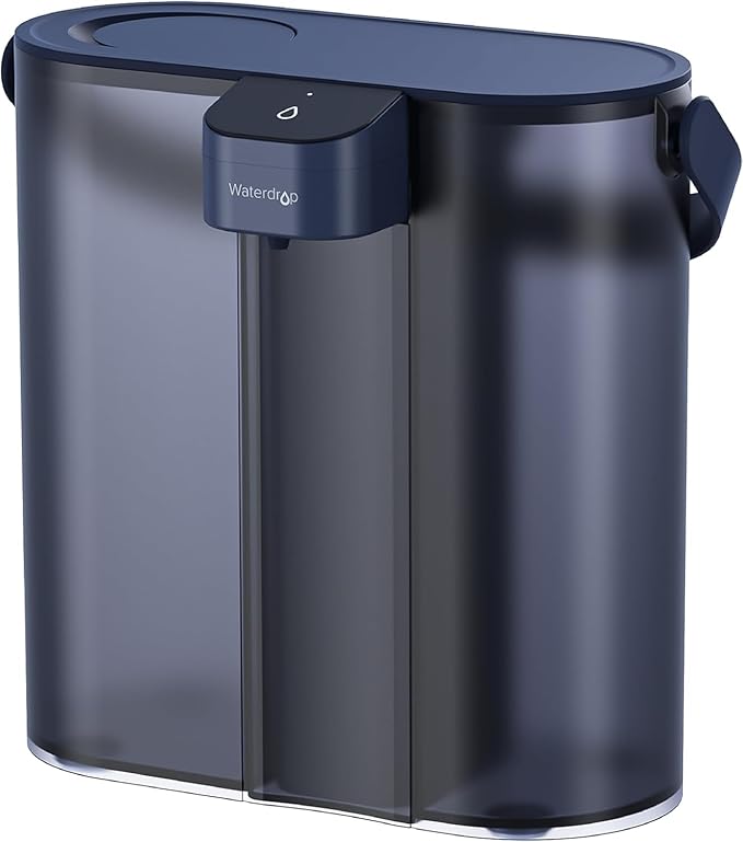 Waterdrop ED02B Compact Electric Water Filter Pitcher, 200-Gallon Rechargeable by Waterdrop