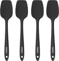 4 Pcs Silicone Spoon Spatula Set, 11.4 In, Food Grade Rubber Spatulas by Unknown