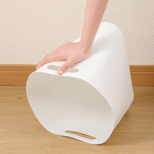 rejomiik Small Trash Can, 3.5 Gallon Slim Garbage Can Plastic Waste Basket - Image 5