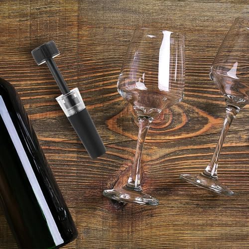 2pcs Vacuum Pump Wine Stopper for Wine Bottle Air Tight Seal