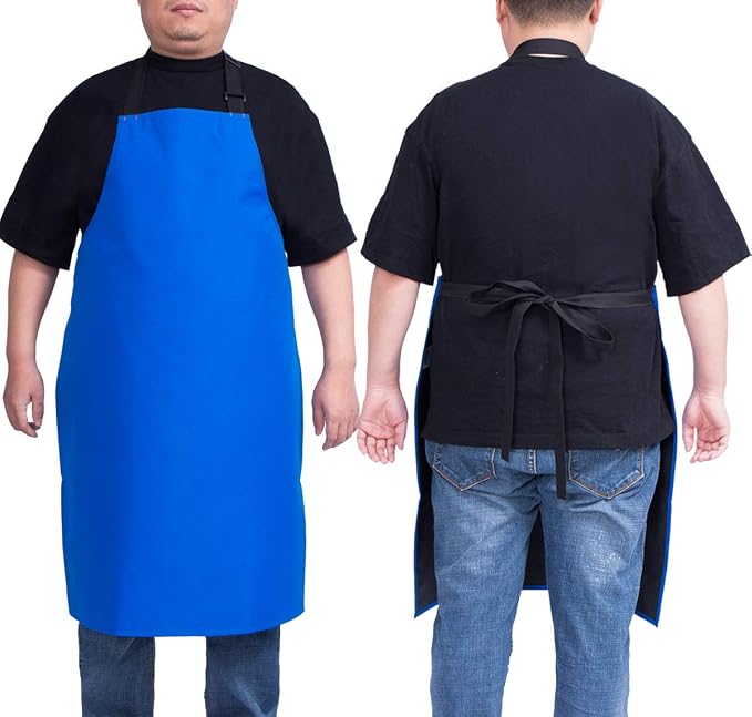 Waterproof Apron for Men and Women, Durable Heavy Duty Extra Long Adjustable - Image 2