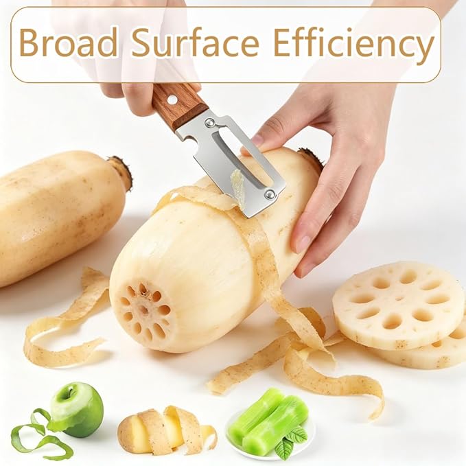 2 Pack Premium 2-in-1 Multi Functional Vegetable and Fruit Peeler - Image 5