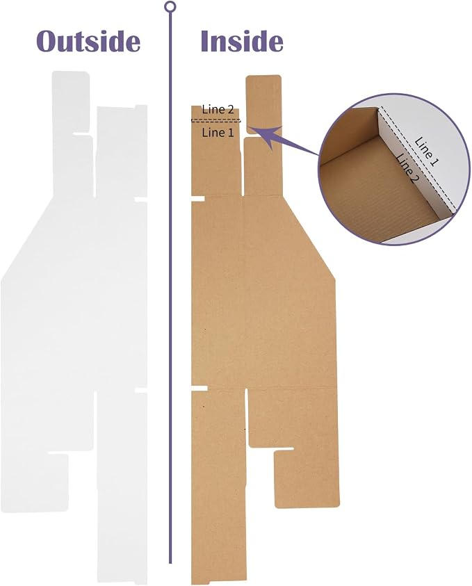 EXYGLO Cardboard Storage Bins 35 Pack, 9.4x4x4.5 Inch Cardboard Boxes, - Image 5