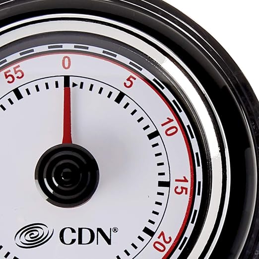 CDN Compact 60 Min Mechanical Timer-Black - Image 3