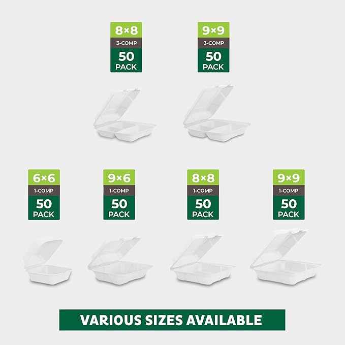 Freshware Clamshell Food Containers - Image 6
