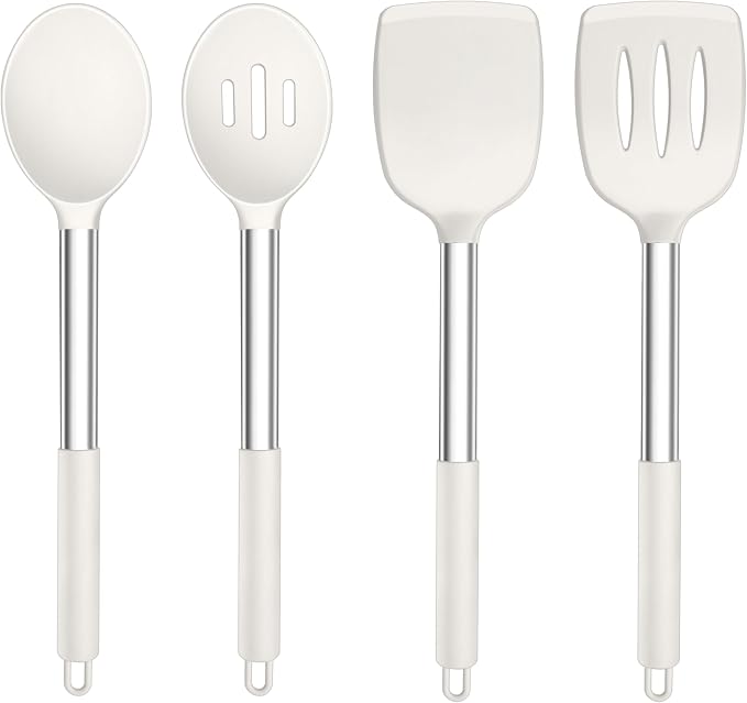 TeamFar Kitchen Utensils, for Nonstick Cookware Frying/Flipping/Draining by TeamFar