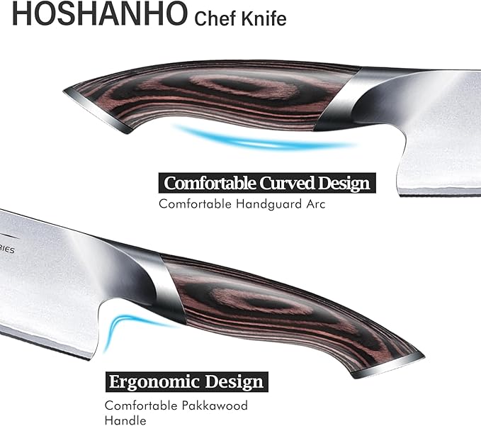 HOSHANHO Kitchen Knife in Japanese High Carbon Steel, Professional High-Class - Image 3