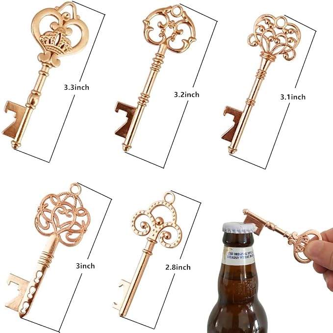 WODEGIFT 50 PCS Wedding Favors Key Bottle Openers, Bridal Shower Party Favors - Image 6
