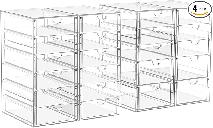 ARSTPEOE 22 Drawers, Acrylic Desk Makeup Organizer, Plastic Drawers Organizer by ARSTPEOENeatChic