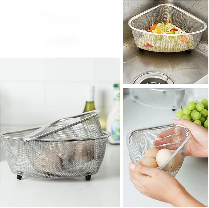 Triangle Basket Triangle Sink Colander Food Strainer - Image 7