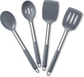 Cooking Utensils Set of 4, E-far Silicone Kitchen Utensils by E-far