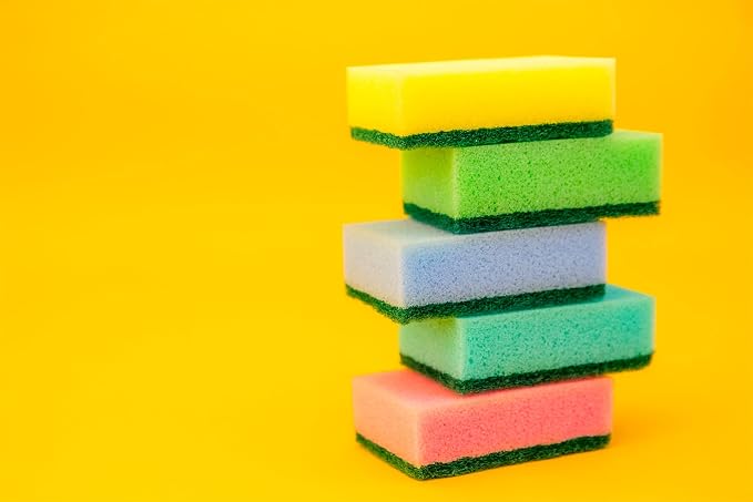 DecorRack 40 Pack Kitchen Sponges, Heavy Duty, Non-Scratch Cleaning Scrub - Image 9