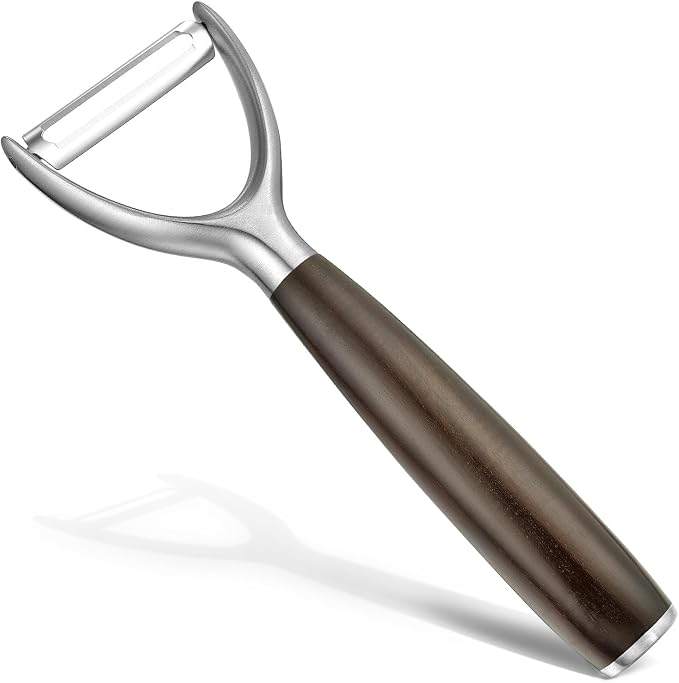 Premium Y Type 304 Stainless Steel Multifunctional Kitchen Peeler Real Wood by KULUNkitchentoolstheperfectcookingexpert