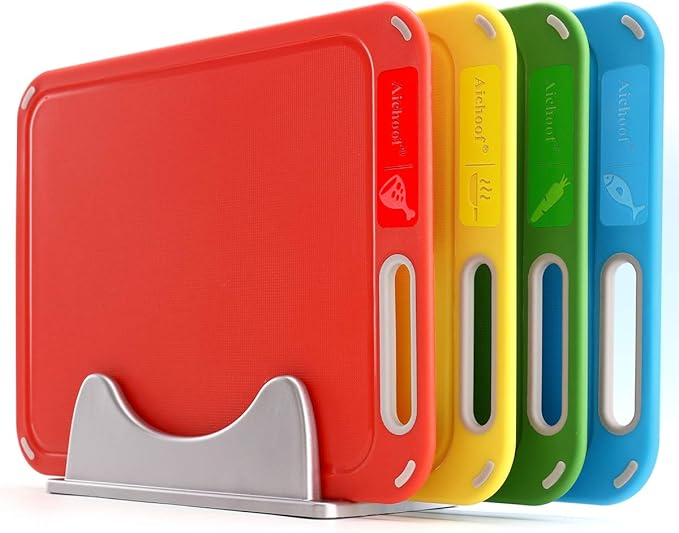 Plastic Cutting Board, Color Box Packed, Preventing Cross-contamination of by AICHOOF