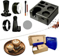 8 Pcs 51mm Espresso Accessories Kit, Tamping Station and Calibrated