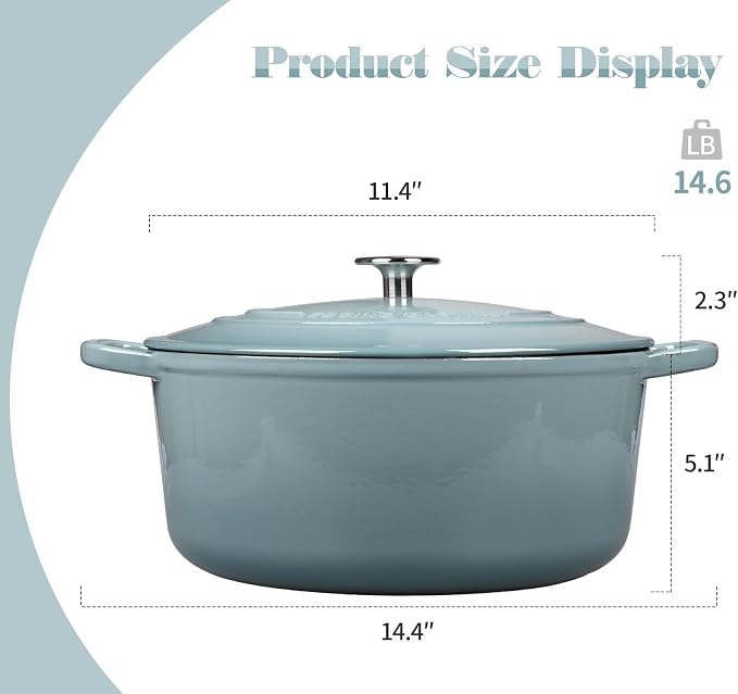 EDGING CASTING Enameled Dutch Ovens Cast Iron Dutch Oven Pot - Image 3
