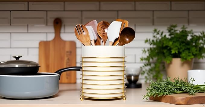 Utensil Holder for Kitchen Counter Large Cooking Utensil Holder - Image 4