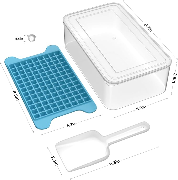 Mini Ice Cube Tray for Freezer: FDDBI Small Ice Trays for Freezer - Image 3