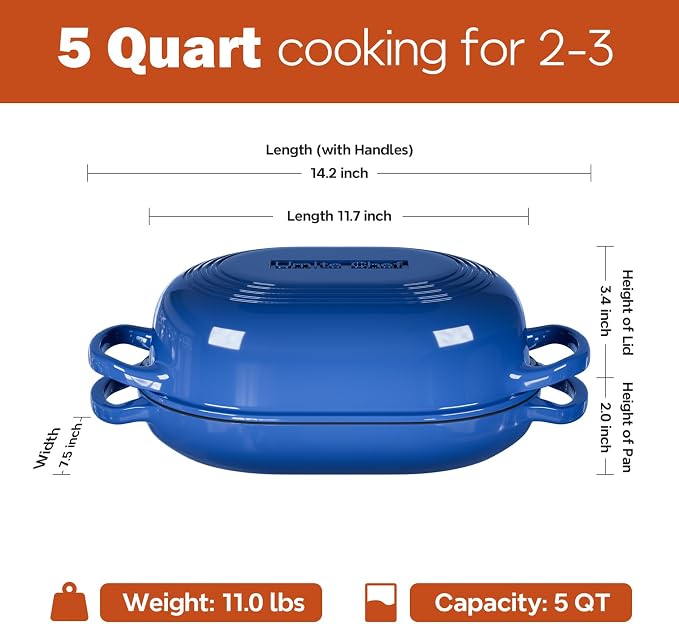 Enameled Cast Iron Dutch Oven for Bread Baking - Image 8