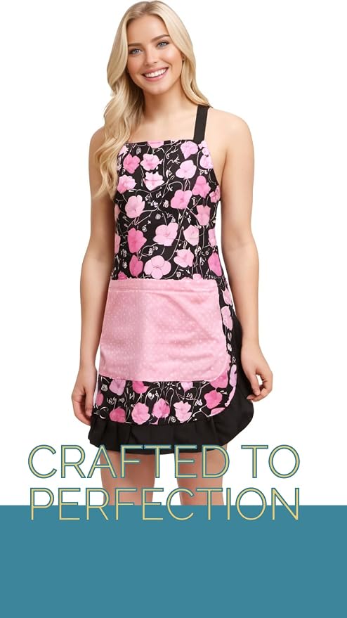 Lovely Flower Pattern Retro Aprons - Image 7