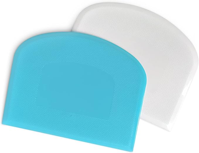 ALLTOP Bowl Spatula & Bench Scraper, Flexible Plastic Multipurpose Kitchen by ALLTOP