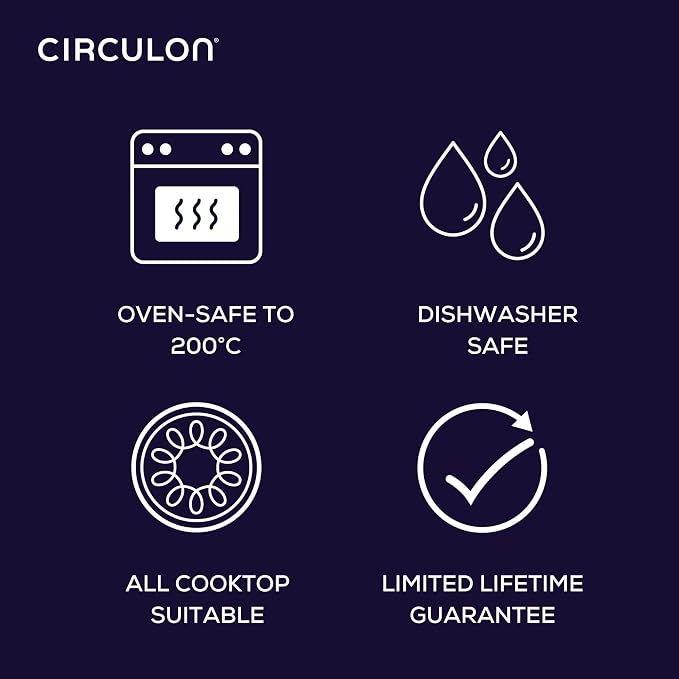 Circulon Symmetry Hard Anodized Nonstick Induction Frying Pan Twin Pack - Image 10